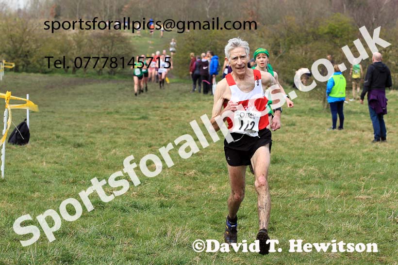 Womens and Mens 65+ in the 2023 BMAF Cross Country Champs., Wallsend. Photo: David T. Hewitson/Sports for All Pics